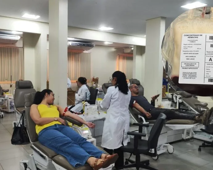 Hemosul Dourados descarta bolsas de sangue devido a lipemia