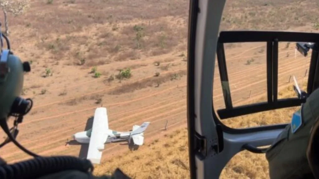 Aeronave clandestina da Bolívia é interceptada pela FAB em Mato Grosso do Sul