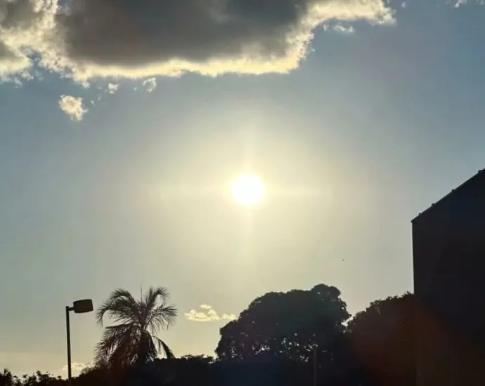 Calor intenso e ventos fortes marcam o final de semana em MS