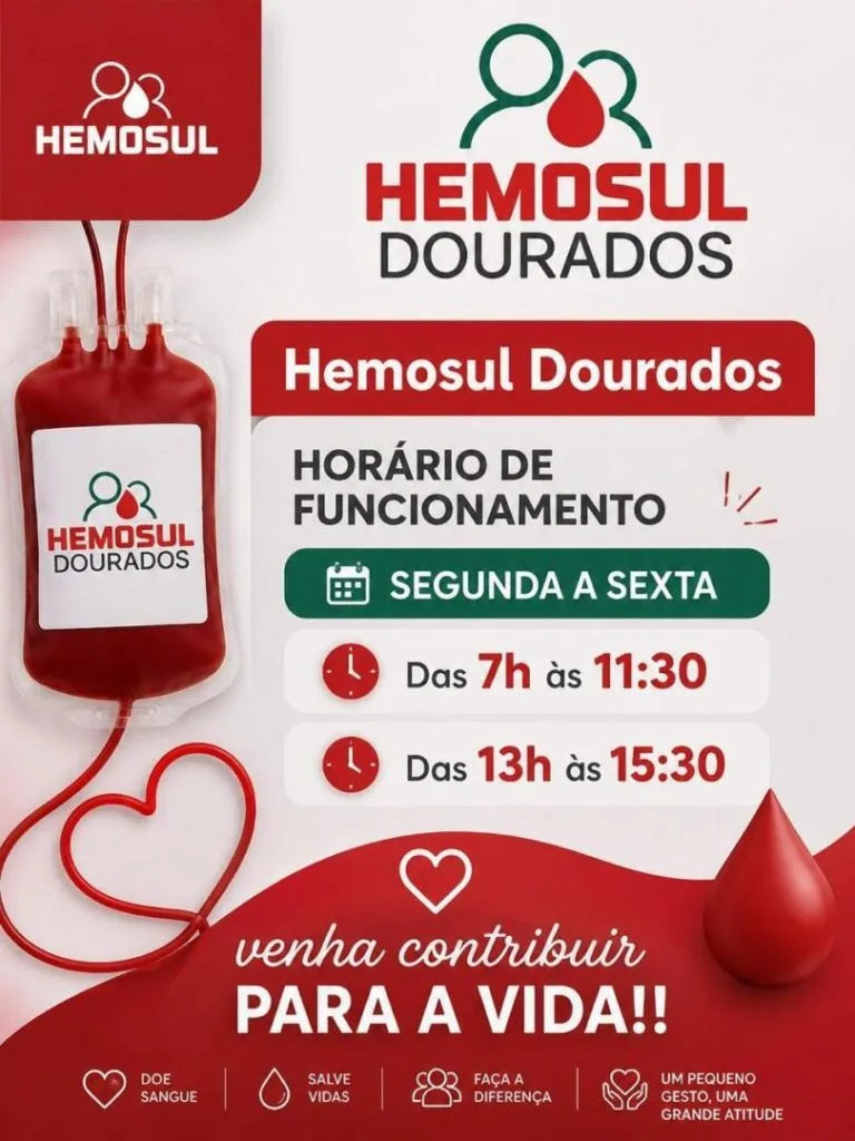 Hemosul Dourados descarta bolsas de sangue devido a lipemia