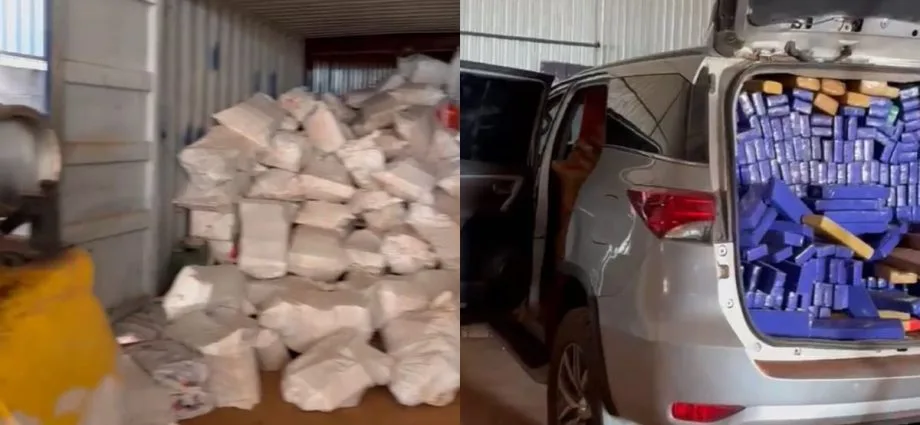 Operação em Dourados apreende 8 toneladas de maconha e prende dois