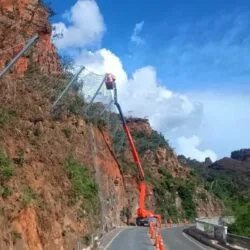 Trecho do Portão do Inferno, na MT-251, entre Cuiabá e Chapada dos Guimarães. (Foto: Sinfra-MT)