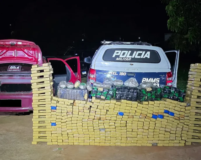 Jovem é preso com mais de 608 kg de drogas em Deodápolis