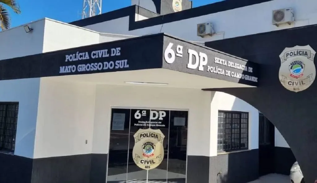 Fachada da 6ª DP. (Foto: Adepol-MS)