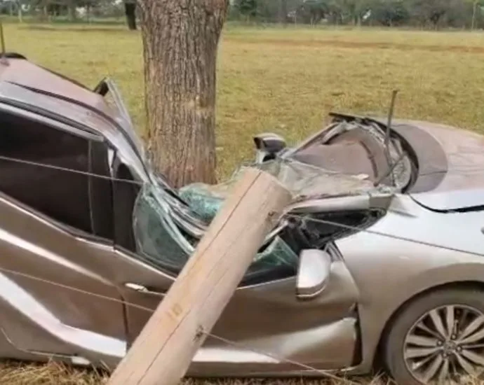 Motorista de Ponta Porã morre em acidente durante fuga na BR-158