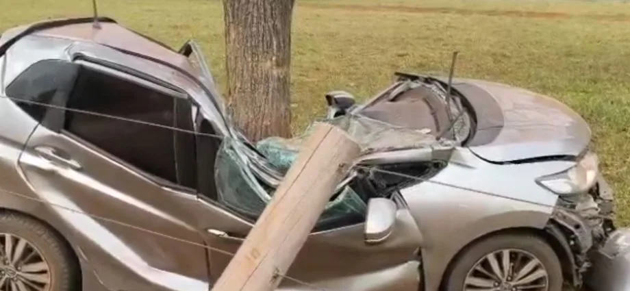 Motorista de Ponta Porã morre em acidente durante fuga na BR-158