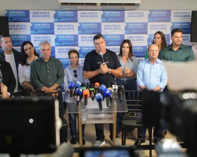 Eduardo Riedel lança candidatura à reeleição em Mato Grosso do Sul com apoio de nove partidos