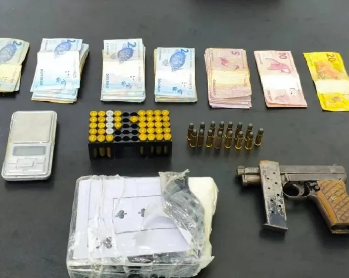 Homem preso com droga e arma em operação policial em Sidrolândia