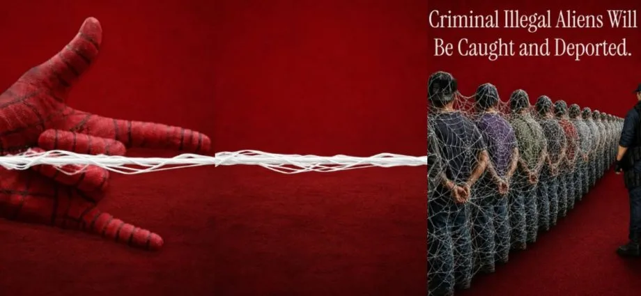 Casa Branca usa imagem do Homem-Aranha para promover ações do ICE