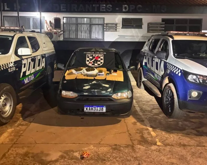 Dupla do Comando Vermelho é presa em Bandeirantes com veículo adulterado