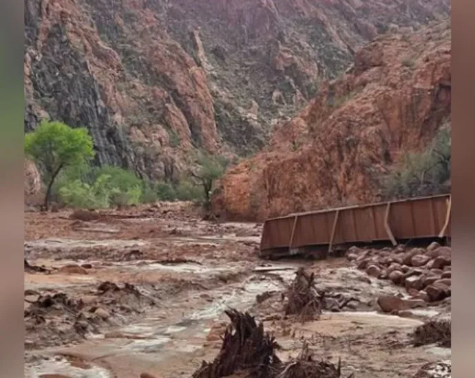 Enchente no Grand Canyon resulta em um morto e 15 desaparecidos