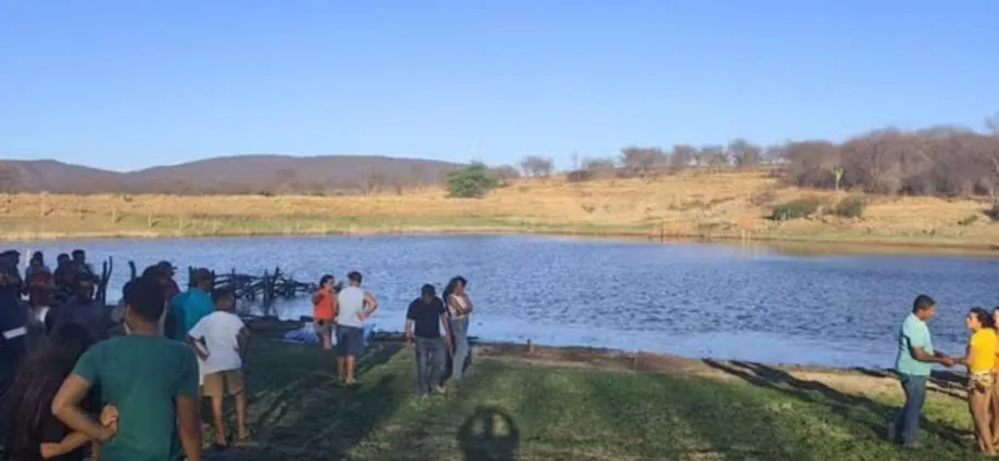Tragédia em Paramirim: Quatro crianças morrem afogadas em açude