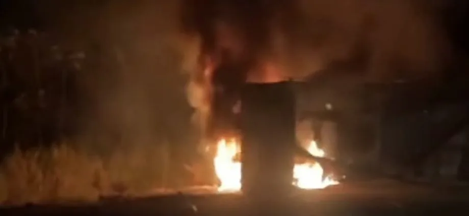 Acidente na MS-386 resulta em cinco mortes carbonizadas