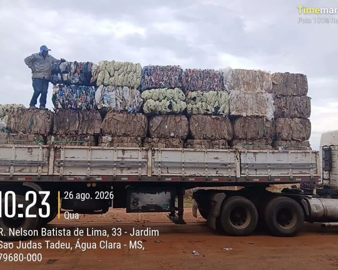 ACAC em Água Clara comercializa 20 toneladas de recicláveis