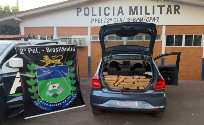 Traficantes são presos com mais de 326 kg de drogas em Brasilândia