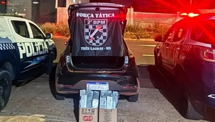Quatro presos com 51 kg de maconha em Três Lagoas