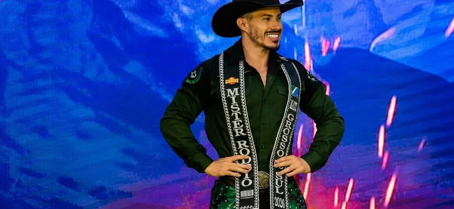 Bruno Arão conquista 5ª colocação no Mister Rodeio Brasil 2026 em Barretos