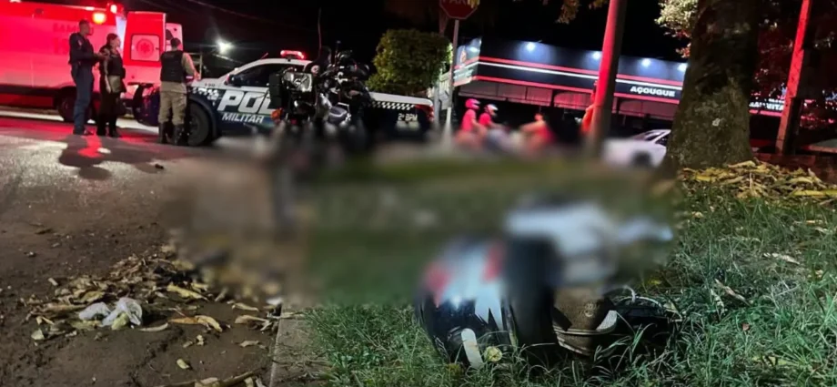 Jovem morre em acidente de moto em Três Lagoas