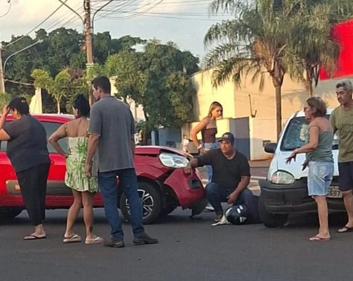 Motociclista desacordado após colisão em Nova Lima, Campo Grande