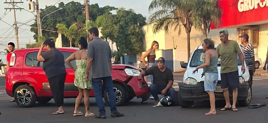 Motociclista desacordado após colisão em Nova Lima, Campo Grande