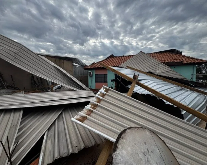 Vendaval provoca danos de R$ 60 mil em Campo Grande
