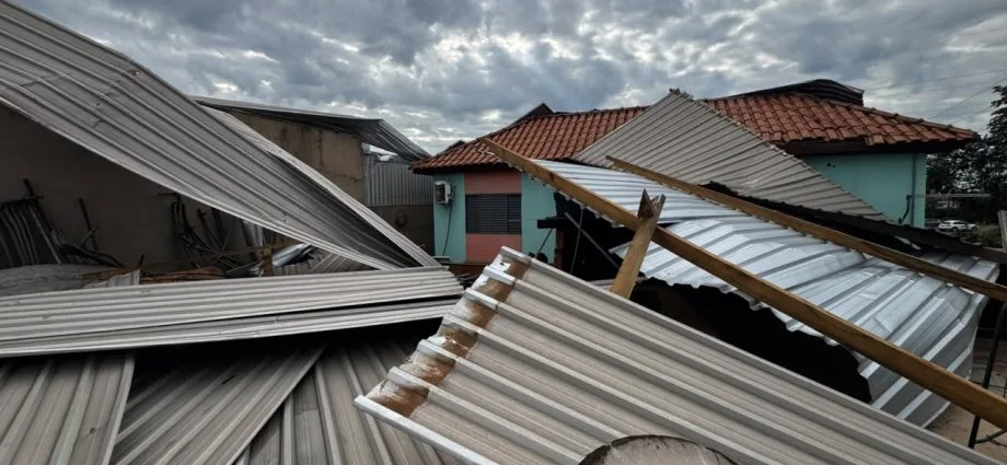 Vendaval provoca danos de R$ 60 mil em Campo Grande