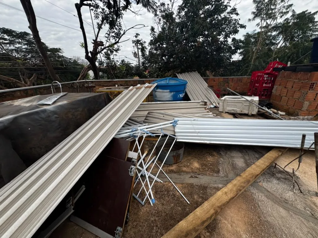 Vendaval provoca danos de R$ 60 mil em Campo Grande