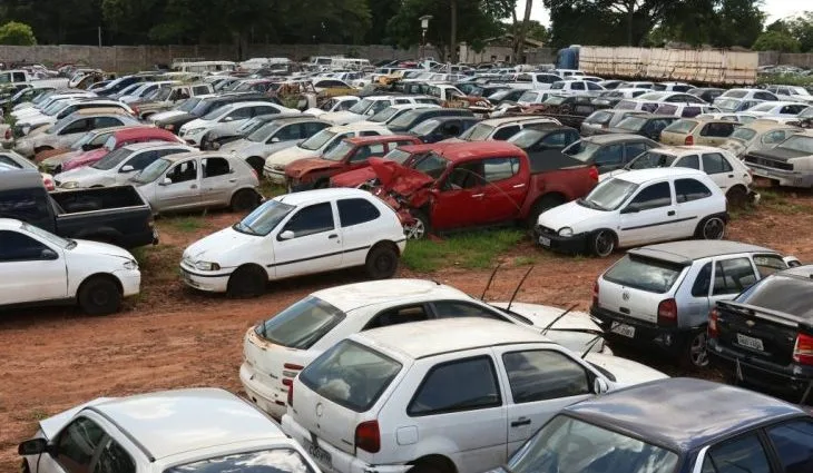 Mais de 5,4 mil veículos estão em pátios credenciados pelo Detran-MS em Campo Grande