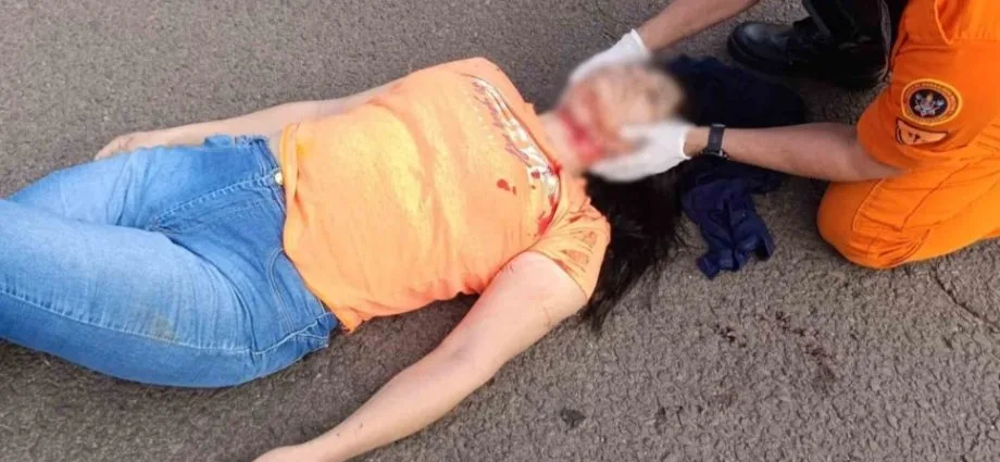 Motociclista sofre ferimentos graves após acidente com fio solto em Campo Grande