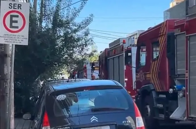 Princípio de incêndio em ar-condicionado mobiliza Bombeiros em Campo Grande