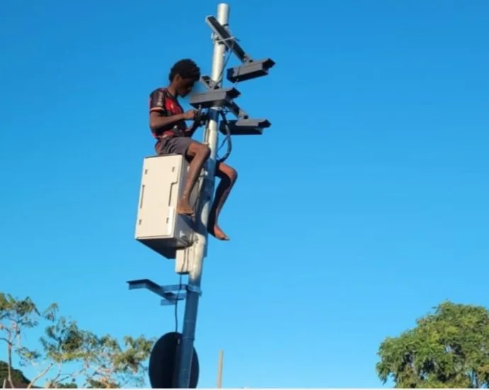 Furto de fios de radar é registrado em Campo Grande durante manhã fria