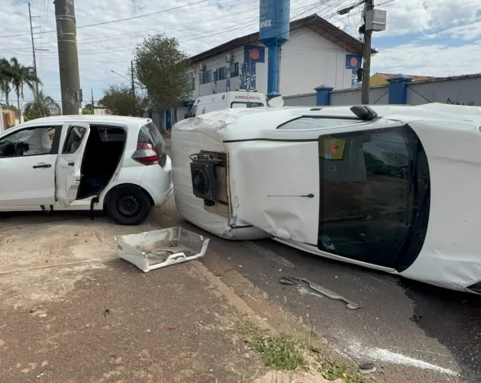 Acidente em Campo Grande deixa duas crianças feridas na Vila Nasser