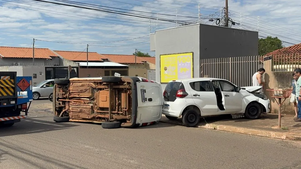 Acidente em Campo Grande deixa duas crianças feridas na Vila Nasser
