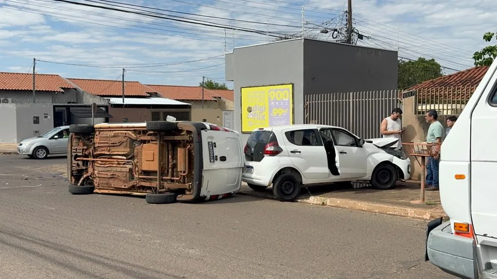 Acidente em Campo Grande deixa duas crianças feridas na Vila Nasser