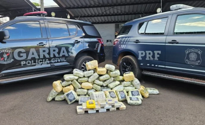 Polícia apreende 75 kg de drogas em operação na BR-262 em Campo Grande