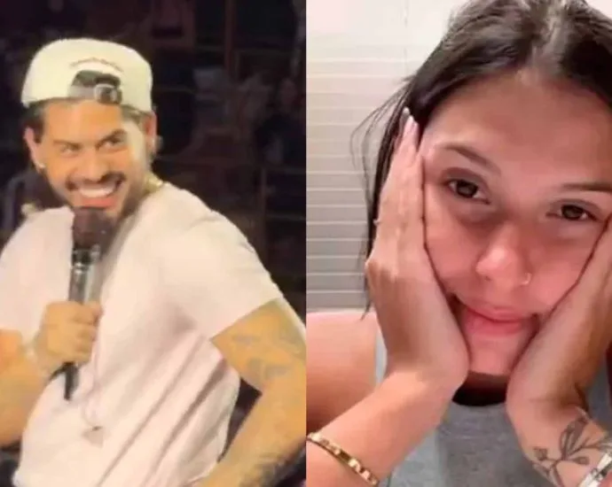 Zé Felipe manda recado para Ana Castela em show e pede segredo