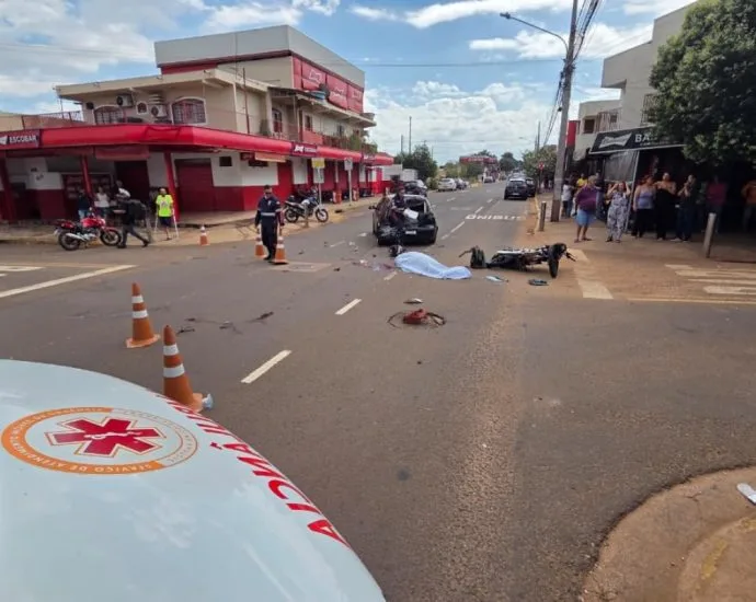 Motociclista morre em acidente com motorista embriagado em Campo Grande