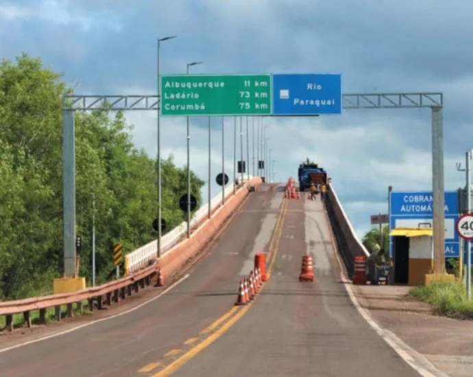 Interdições na ponte sobre o Rio Paraguai suspensas neste fim de semana