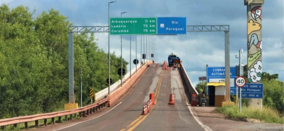 Interdições na ponte sobre o Rio Paraguai suspensas neste fim de semana