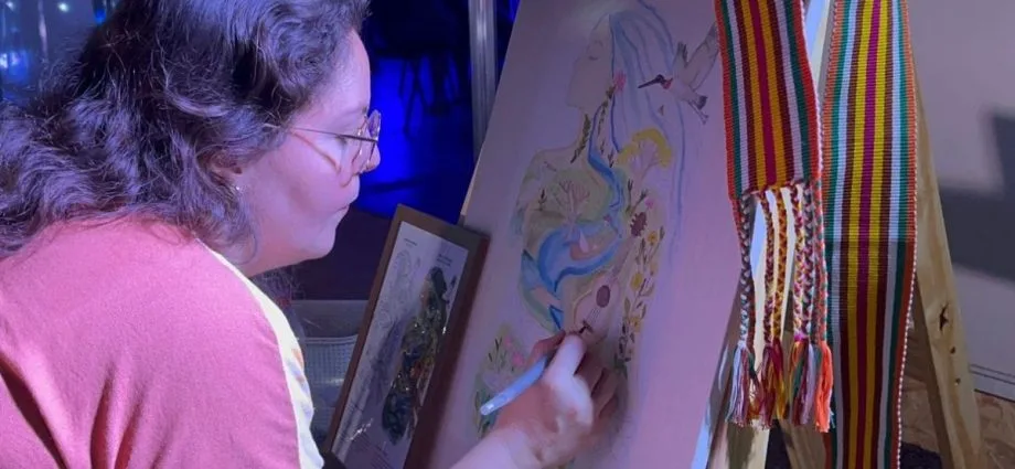 Artista de Bonito cria obra que retrata a cultura de MS no Festival de Inverno 2026