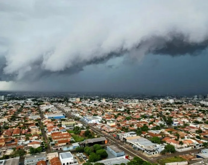 Alerta de Tempestade com Ventos Fortes em Campo Grande