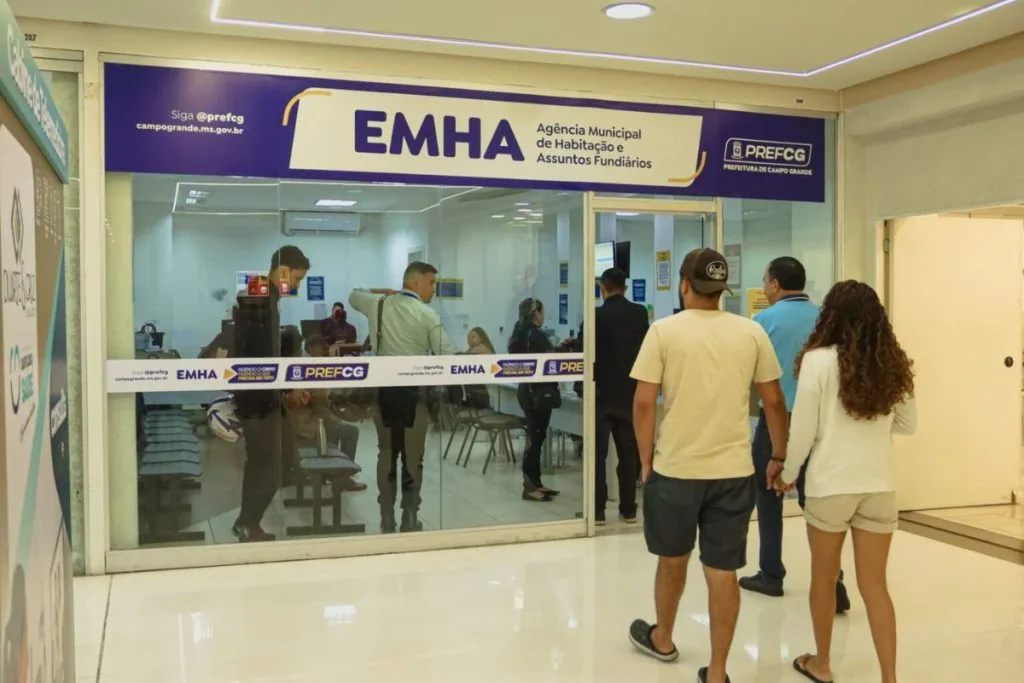 Ponto de atendimento da EMHA no centro de Campo Grande. (Foto: Divulgação/EMHA)