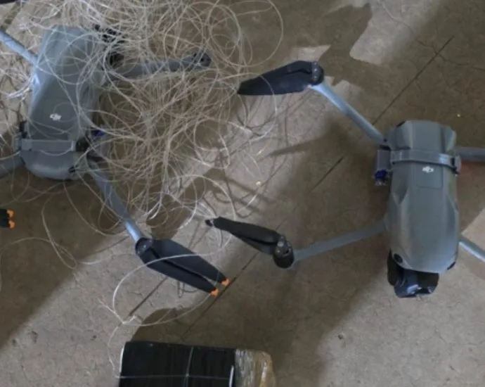Interceptação de Drones com Celulares e Drogas em Campo Grande