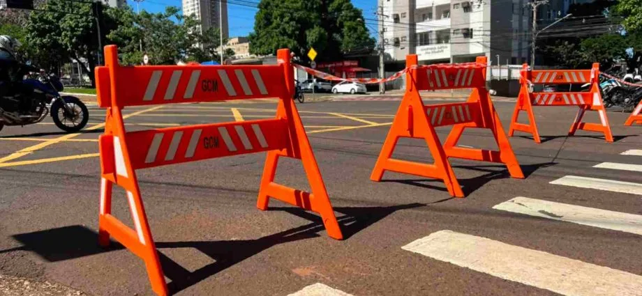 Interdições programadas para este sábado em Campo Grande