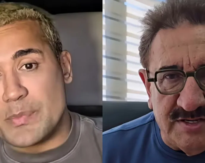 Tiago Piquilo esclarece brincadeira de Ratinho sobre seu cabelo platinado