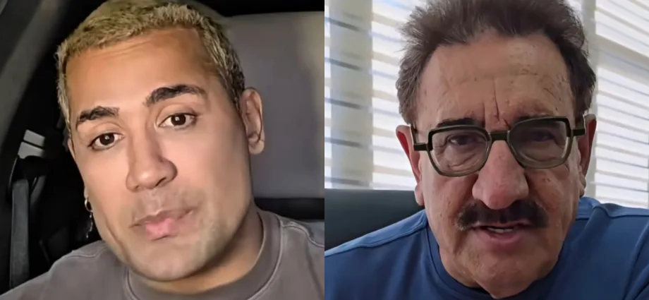 Tiago Piquilo esclarece brincadeira de Ratinho sobre seu cabelo platinado
