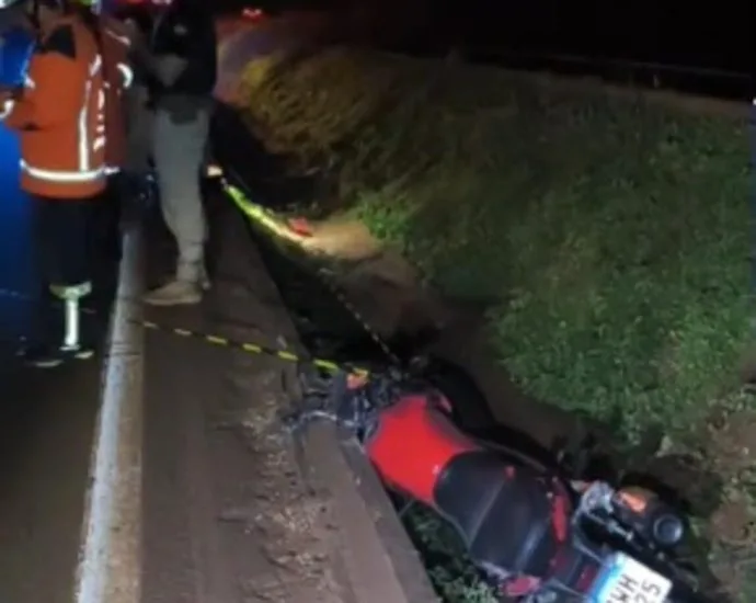 Motociclista de 19 anos morre em acidente na BR-163 em Dourados