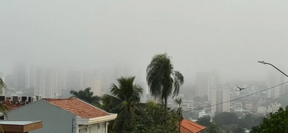 Temperaturas caem e chuva atinge MS nesta sexta-feira