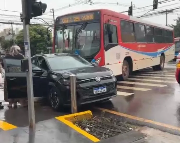 Turistas da África do Sul se envolvem em acidente em Campo Grande