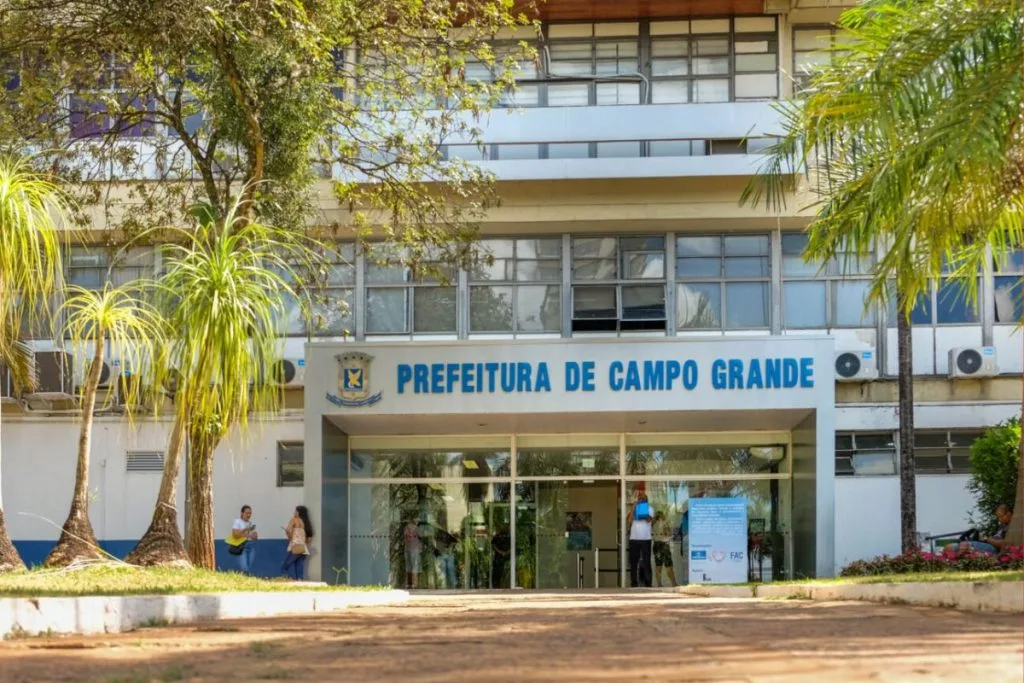 Sede da Prefeitura de Campo Grande. (Foto: Divulgação/PrefCG)